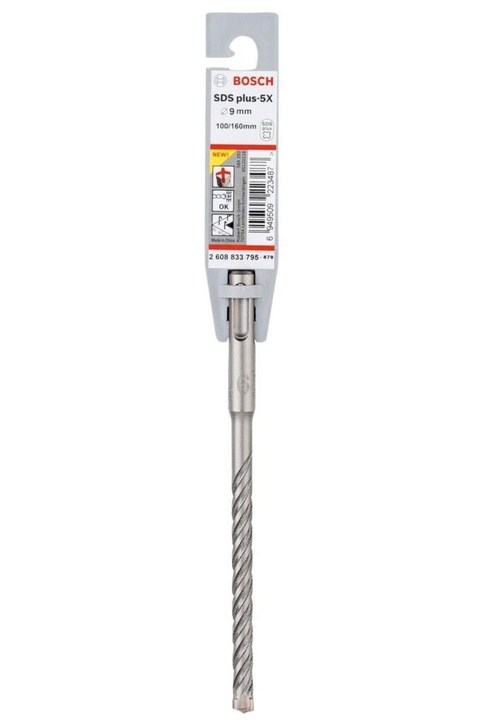 Bosch SDS-Plus-5X Matkap Ucu – 9 x 160 mm