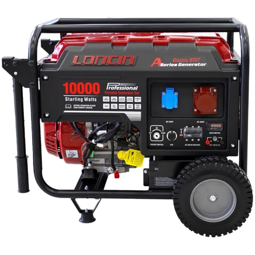 Loncin LC10000DAS Benzinli Jeneratör Marşlı 8,5 kW | Monofaze