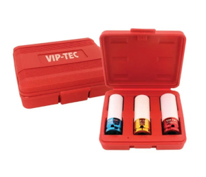 Viptec VT117103 1/2'' Havalı Derin Lokma Anahtar Takımı 3 Parça