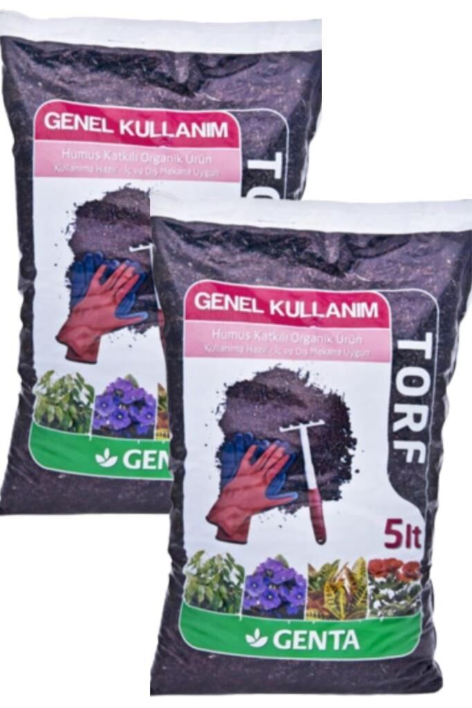 Genta Genel Kullanım Torfu 5 Lt. 2 Adet