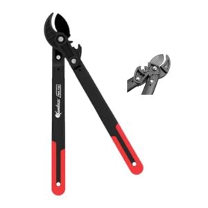 Kamikaze KM-752 İki Ellik Dal Budama Makası – 45 cm, 30 mm Kesim Kapasitesi, Dişli Güç Aktarma Sistemli, Yünlü (Anvil) Tip