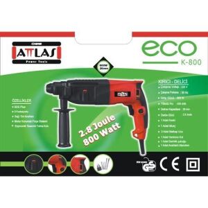 Attlas ECO K-800 Kırıcı Delici 800W 2.8J