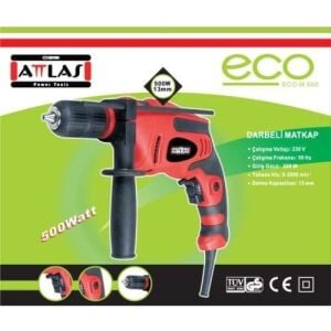 Attlas ECO M 500 13mm Darbeli Matkap 500W