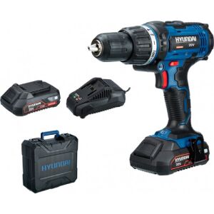 Hyundai HPA202D Akülü Darbeli Vidalama 20V – 50 Nm, 2x2Ah Li-Ion Çift Akü