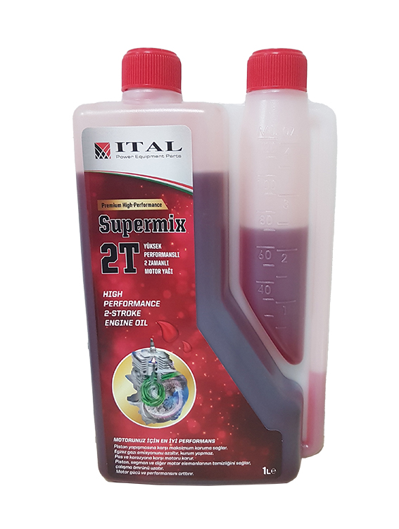 Ital Motor Yağı Süpermix 2 Zamanlı 1 Litre Ölçekli