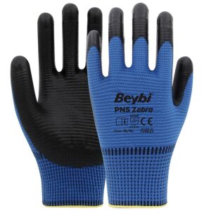Beybi PN5 Zebra Nitril Eldiven No:10  12 Adet