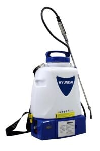 Hyundai GS16E Akülü İlaçlama Pompası – 16 Litre, 12V 8Ah Batarya, 5 Farklı Püskürtme Ucu