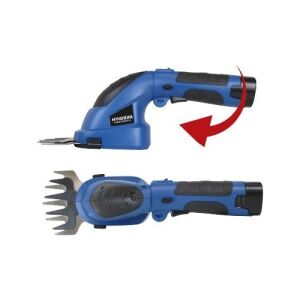 Hyundai 57152 Akülü Çim ve Topiary Makası – 7.2V Li-Ion Gücüyle Pratik Bahçe Bakımı