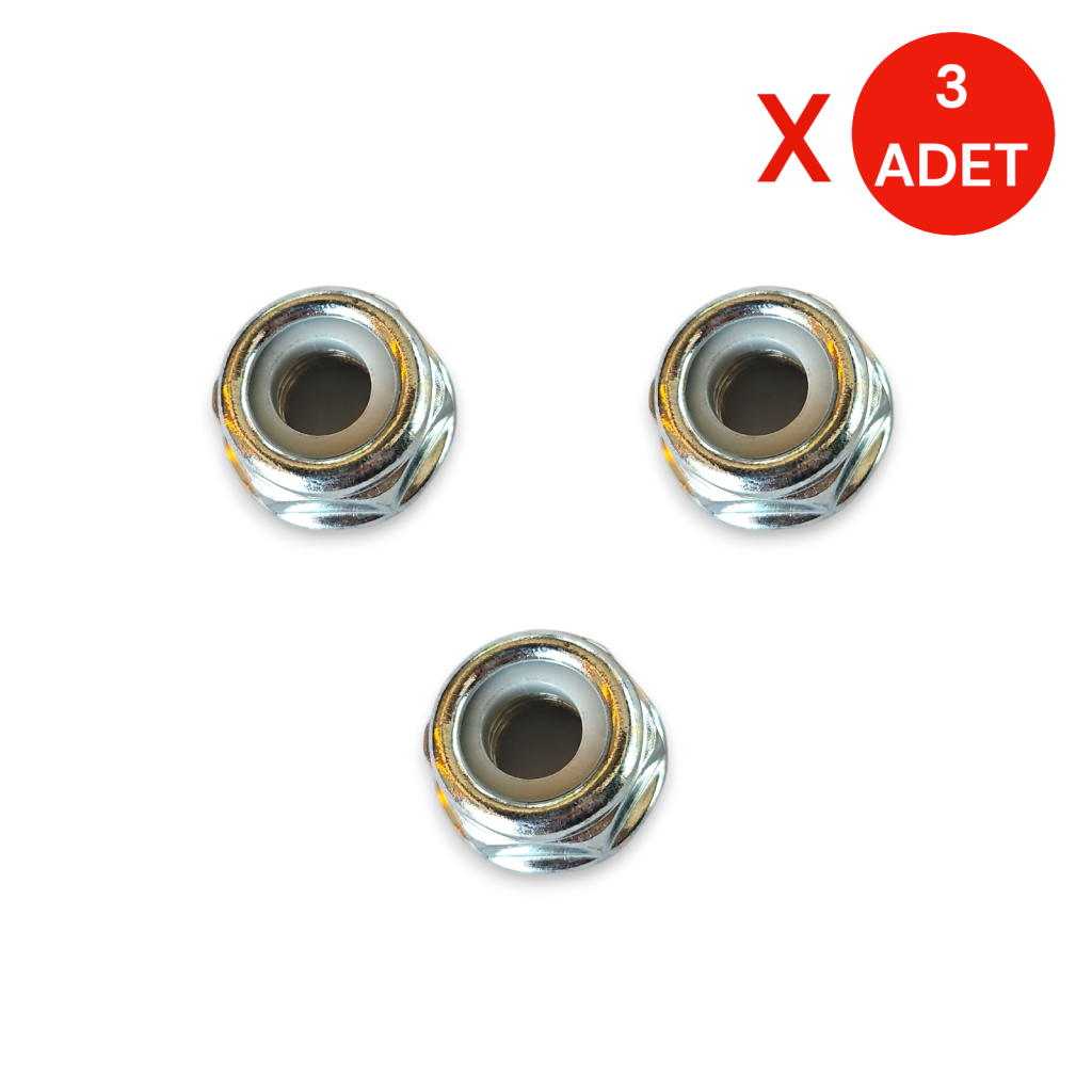 Bıçak Somunu ORAC / Oleo Universal M10x1.25 | Kendinden Contalı – 3 Adet Paket